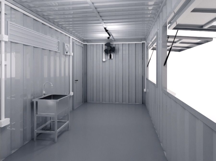 40ft Pop Up Container